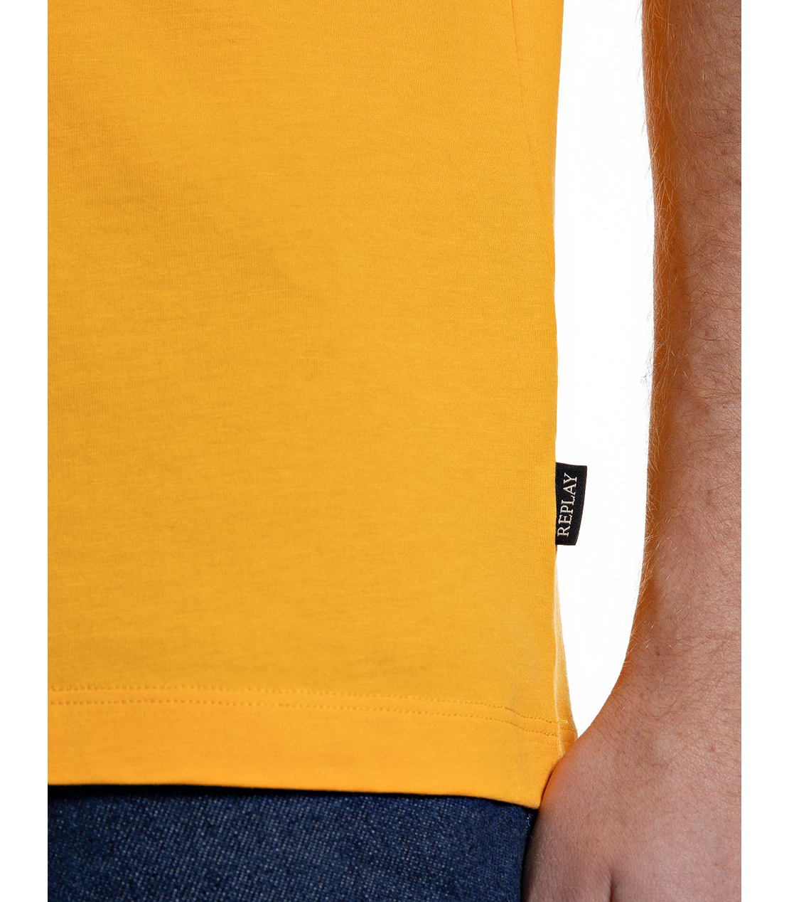 ベーシックジャージーレトロプリント ポケTシャツ 詳細画像 イエロー 5